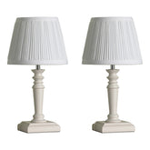 Laura Ashley Tate Wood 2 Pack Table Lamp with Shade